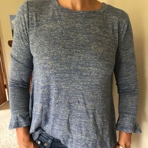 Gap Ruffle Sleeve T-shirt